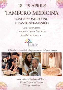 Tamburo Sciamanico Medicina – Evento 18 e 19 Aprile (Torino)