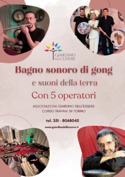Bagno Sonoro con Gong e Suoni della Terra