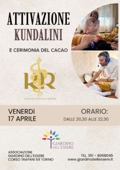 Attivazione Kundalini e Cerimonia del Cacao a Torino