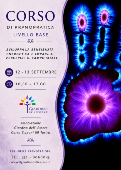 Corso di Pranopratica Base Torino Settembre | Sensibilità Energetica