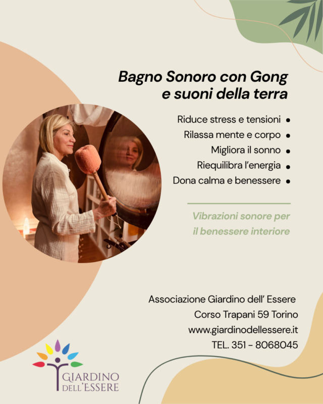 Stress e tensioni? Scopri il potere del Bagno Sonoro