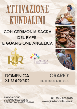 Cerimonia del Rapè, Attivazione Kundalini e Guarigione Angelica a Torino