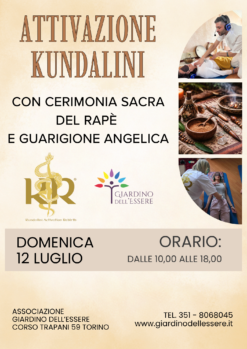 Cerimonia del Rapè, Attivazione Kundalini e Guarigione Angelica Luglio 2026