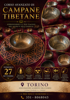 Corso Avanzato campane tibetane e massaggio sonoro Settembre 2026