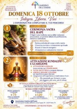 Integra, Libera, Vivi a Torino | Rapè e Kundalini