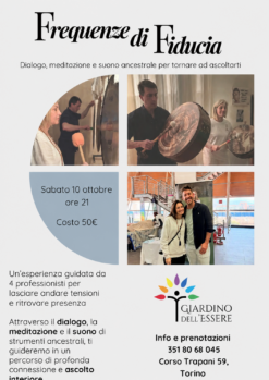Frequenze di Fiducia | Bagno di Gong e Serata Esperienziale a Torino