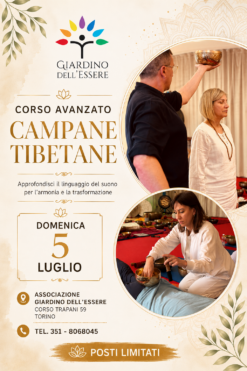 Corso Avanzato campane tibetane e massaggio sonoro Luglio 2026