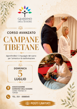 Corso Avanzato campane tibetane e massaggio sonoro Luglio 2026