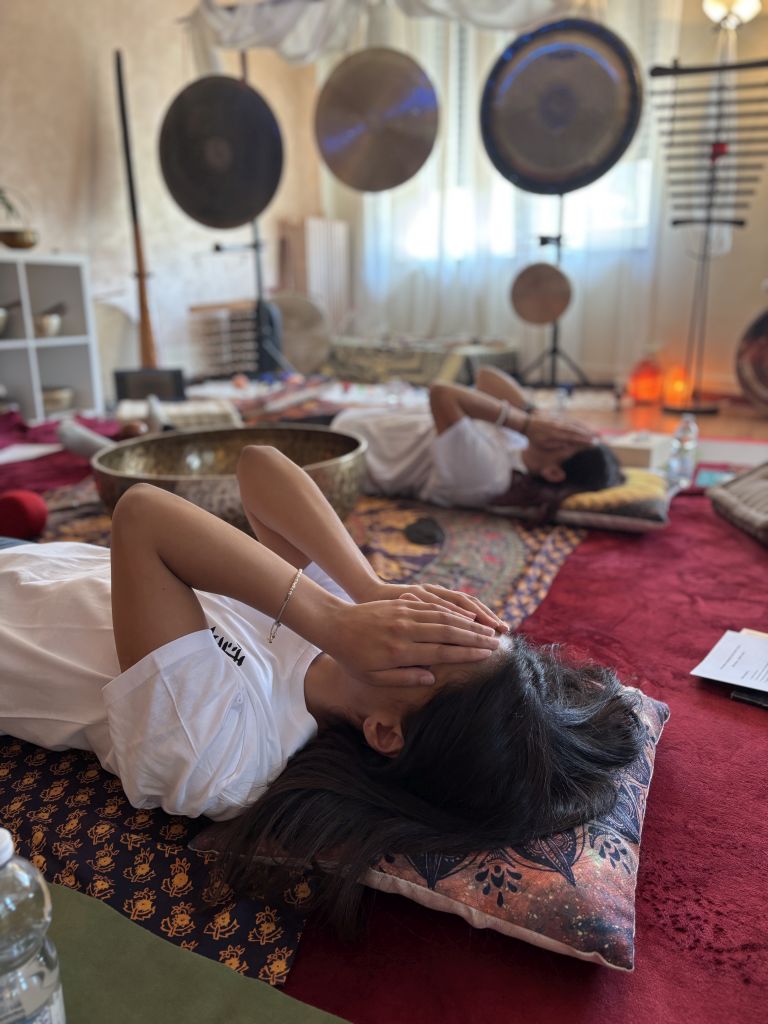 Autotrattamento Reiki durante un corso Reiki primo livello in presenza