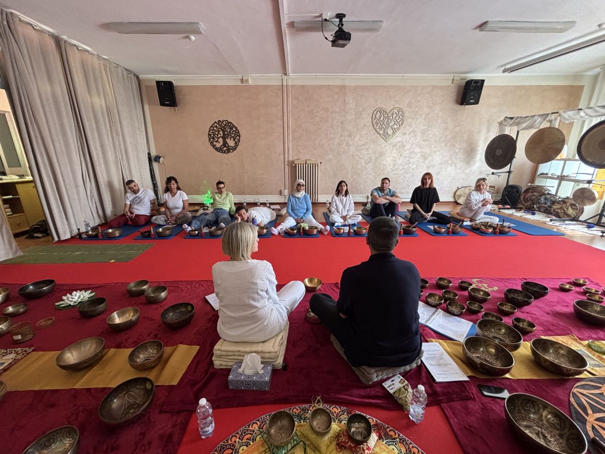 Workshop di campane tibetane al Giardino dell’Essere di Torino