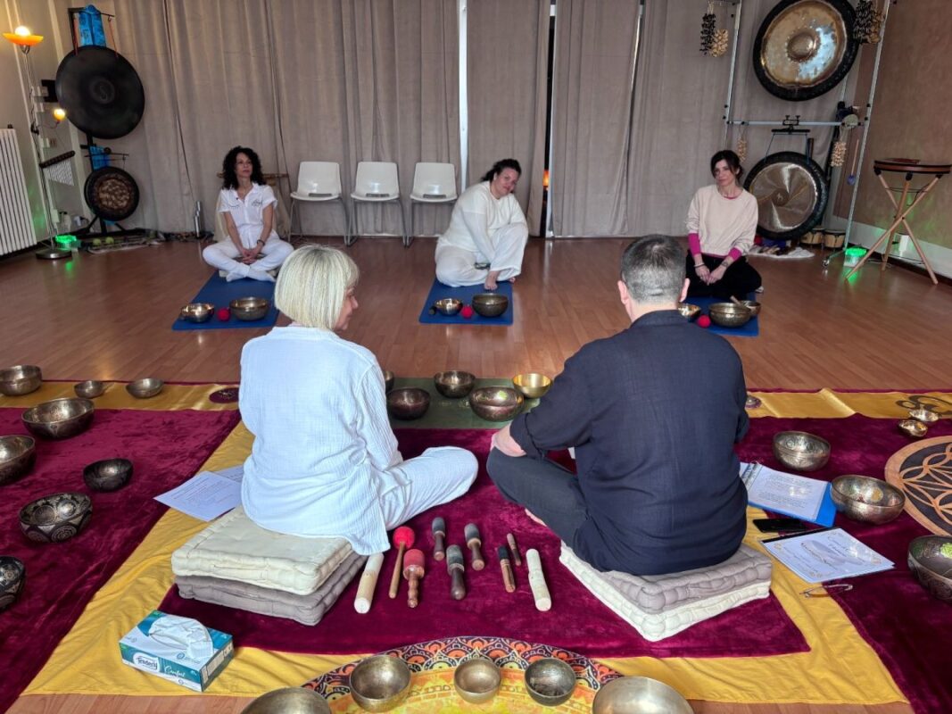 Corso campane tibetane in presenza al Giardino dell'Essere di Torino